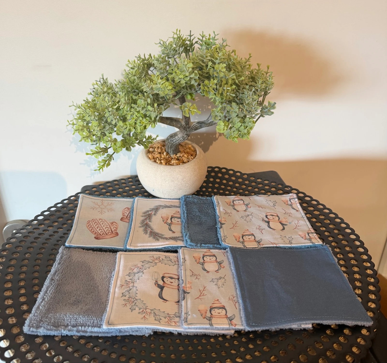 Lingettes pingouin bleu 